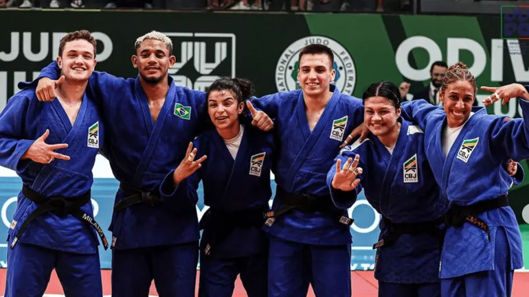 Brasil conquista lugar entre os melhores no Mundial de jud&ocirc; sub-21 por equipes