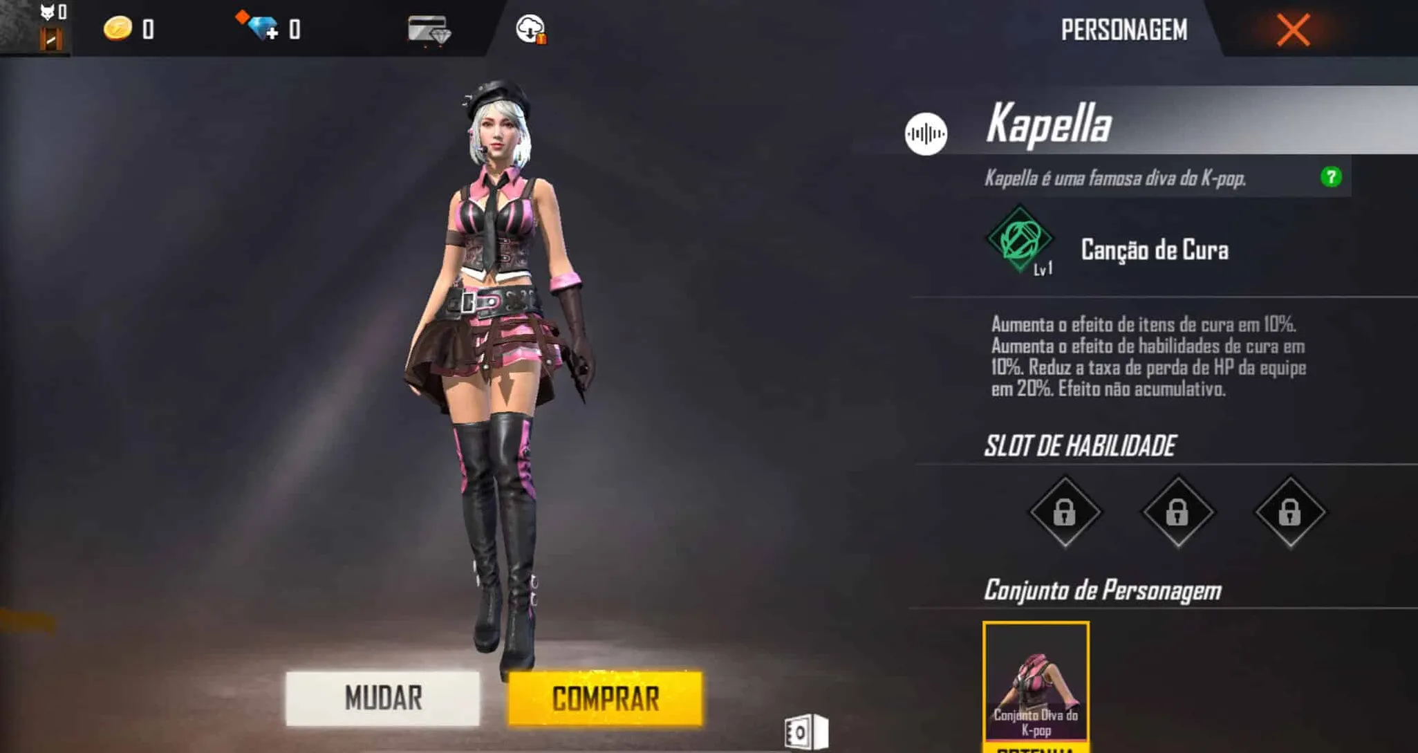 Personagens do Free Fire Kapella