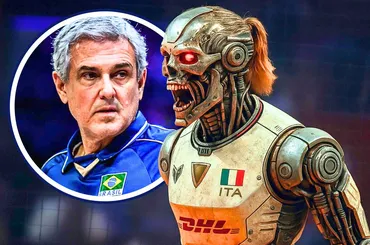 “Quem é essa máquina?”, técnico aponta estrela da Itália que assombra Zé Roberto e não é Egonu