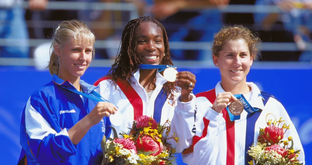 Venus Williams (quatro ouros, uma prata) &eacute; a recordista de medalhas ol&iacute;mpicas no t&ecirc;nis