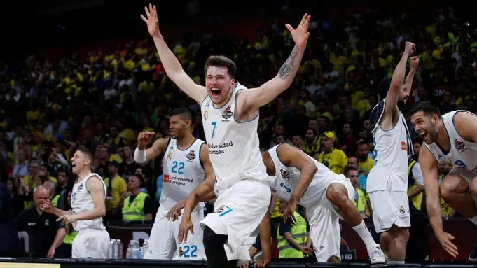 Luka Doncic Real Madrid campe&atilde;o da Euroliga de basquete