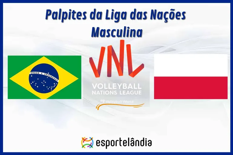 Palpites vôlei: Brasil x Polônia – Horário e onde assistir – Liga das Nações – 08/06