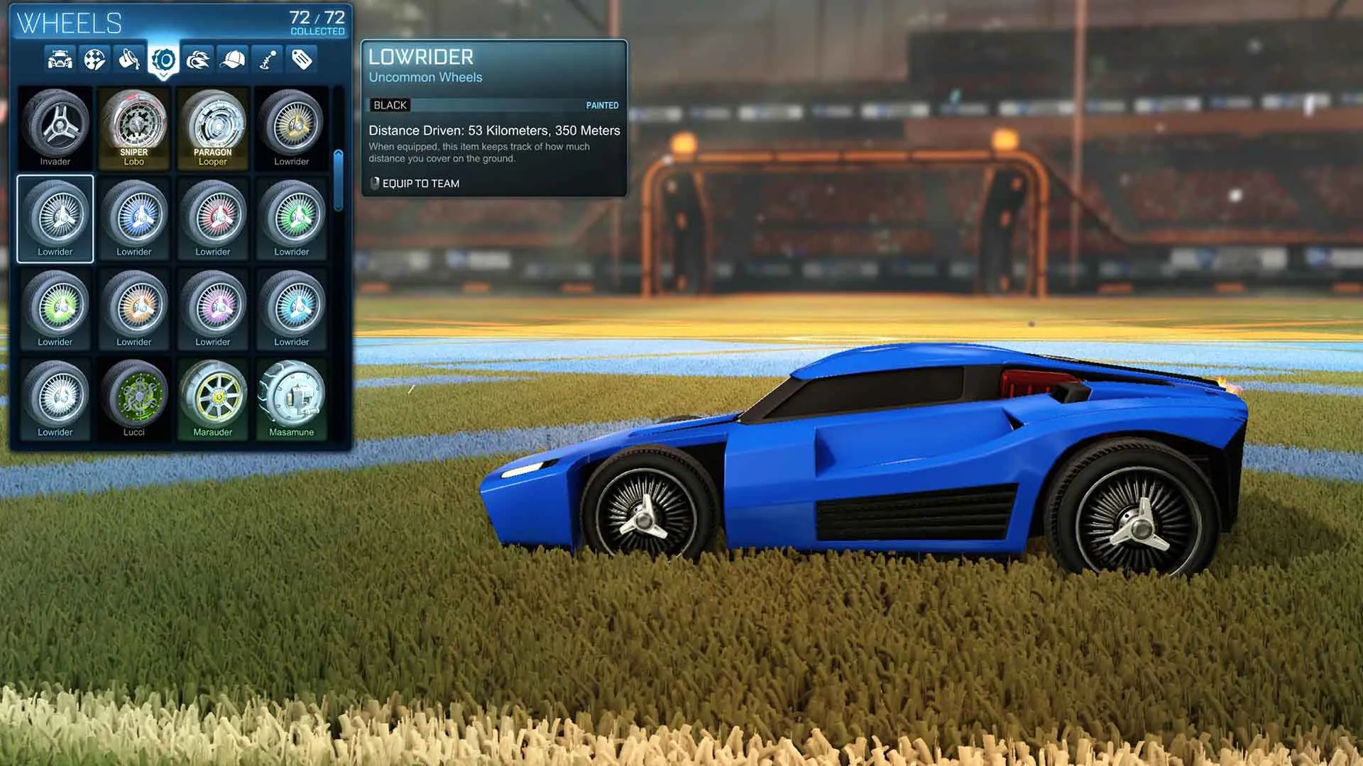 lista de carros rocket league