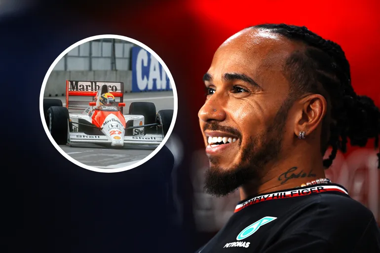 Lewis Hamilton fala pela 1ª vez sobre honra de guiar carro de Ayrton Senna em Interlagos