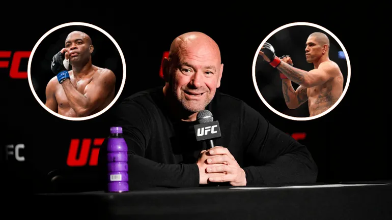 Dana White faz escolha dif&iacute;cil entre Anderson Silva e Alex Poatan
