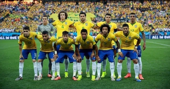 Camisa da Sele&ccedil;&atilde;o Brasileira na Copa do Mundo de 2014