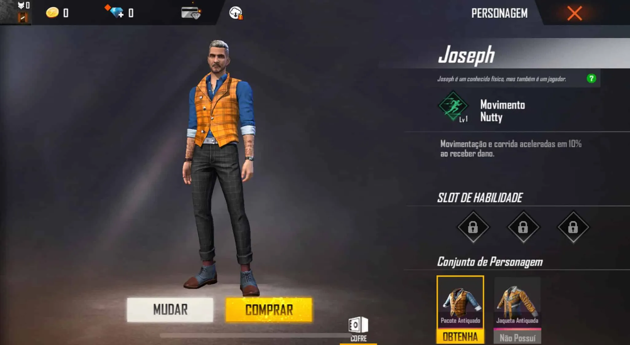 Personagens do Free Fire Joseph