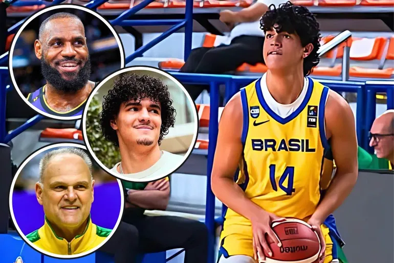 Altura de LeBron, camisa 14 de Oscar: irmão de Gui Santos impressiona na Seleção Sub-16 e Corinthians