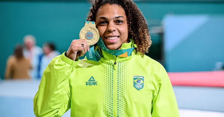 Campe&atilde; do Pan 2023, Samanta Soares deixa conselho de ouro para nova gera&ccedil;&atilde;o do jud&ocirc;