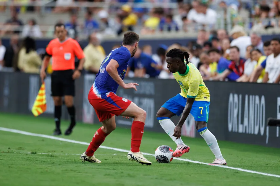 Soccer: Continental Clasico-Brazil at USA