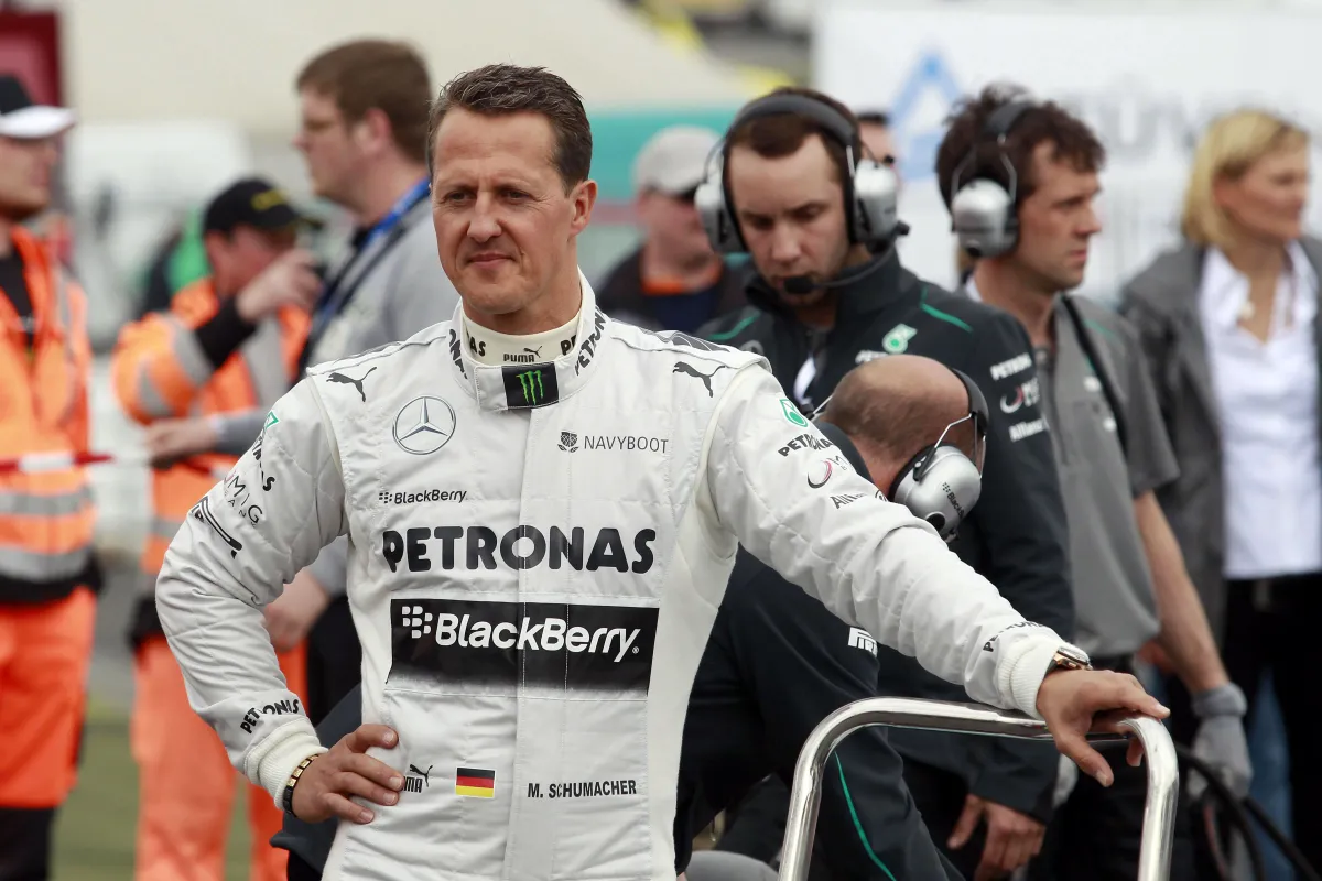 Michael Schumacher pela equipe da Mercedes em 2013 (Iconsport)