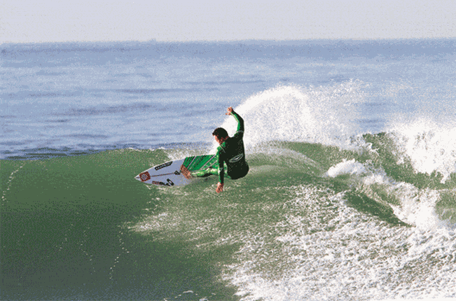 Cut back manobra de surf