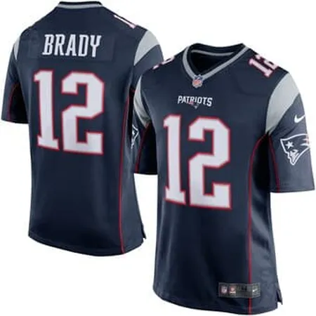 Camisa New England Patriots Tom Brady Azul