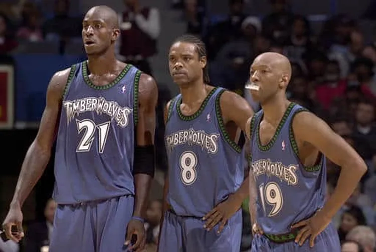 Minnessota Timberwolves, um dos times que nunca ganharam a NBA