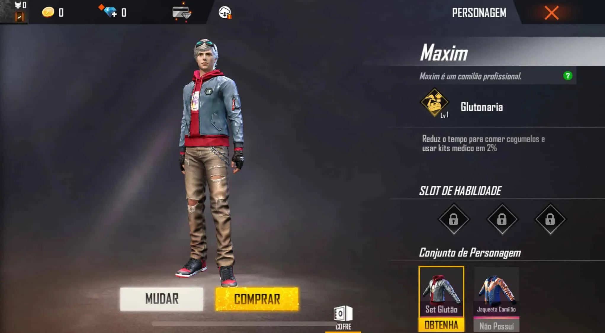 Personagens do Free Fire Maxim
