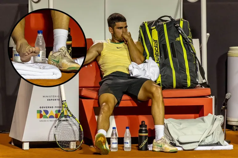 Especialistas criticam tour da ATP pelo alto número de lesões de Carlos Alcaraz