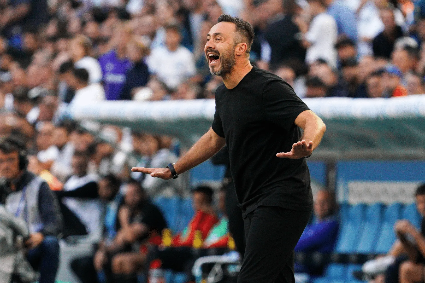 Roberto De Zerbi treinador do Olympique de Marseille (IconSport)