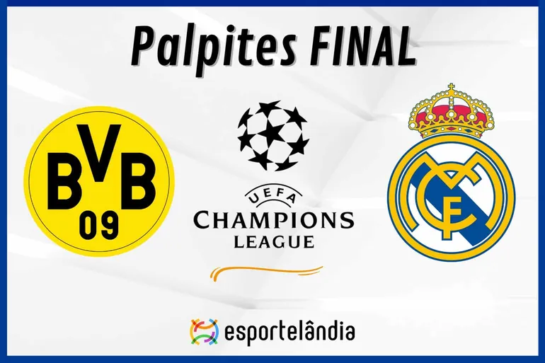 Palpites Champions League: Borussia Dortmund x Real Madrid &ndash; FINAL