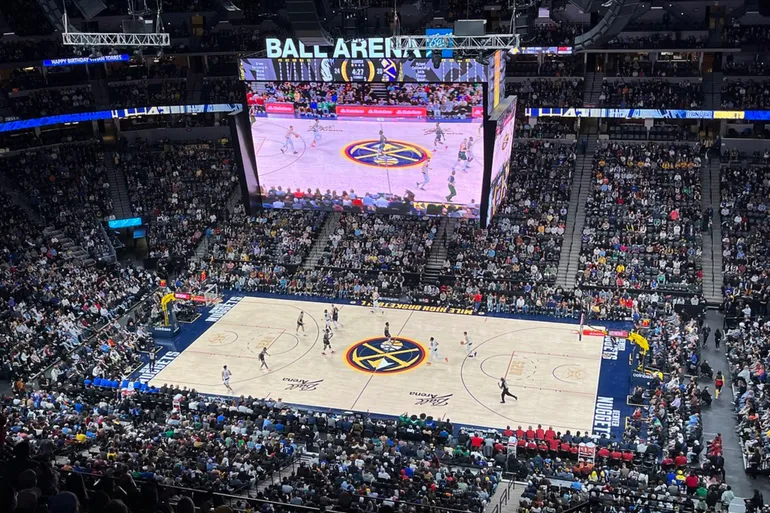 Ball Arena &eacute; a casa do Denver Nuggets na NBA