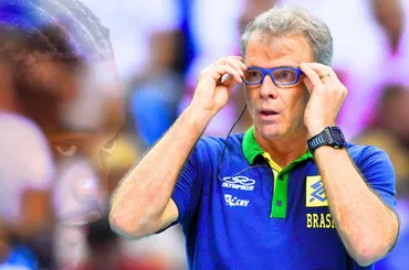 Bernardinho tem um ‘ponteiro diamante' de 2,18m esquecido na Seleção que jogará com bicampeão olímpico