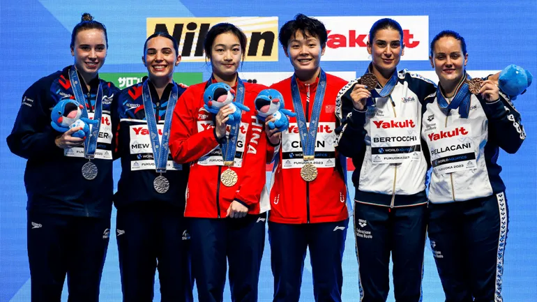 Domínio chinês no Mundial de Esportes Aquáticos 2023