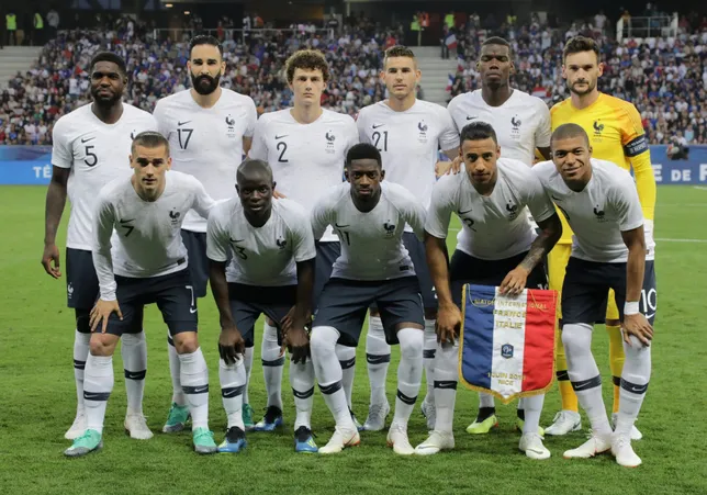 Camisa da Fran&ccedil;a na Copa de 2018
