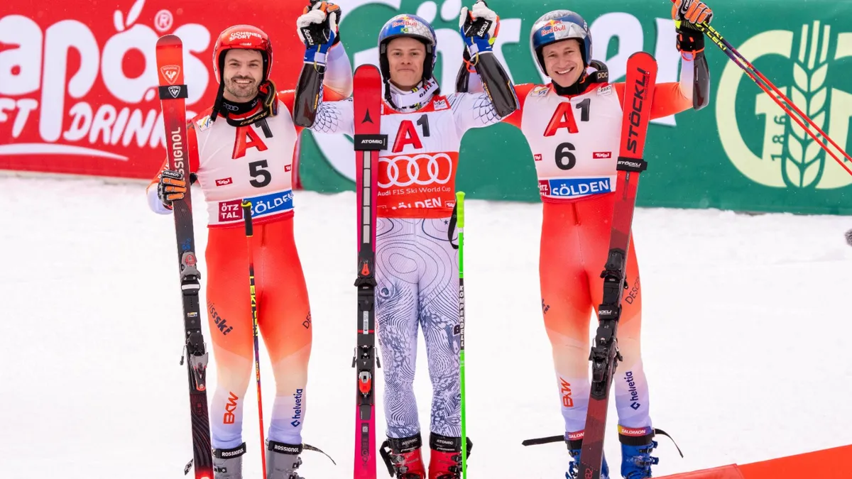 Lucas Pinheiro Braathen vence o slalom gigante de S&ouml;lden e abre a Copa do Mundo de esqui na lideran&ccedil;a