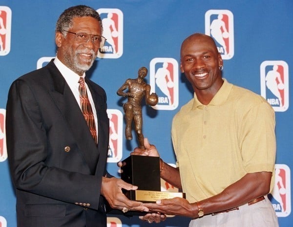Bill Russell dá nome ao prêmio de MVP das finais da NBA, vencido por Michael Jordan 6 vezes