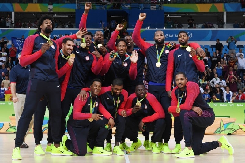 Estados Unidos campeões olímpicos de basquete no Rio 2016