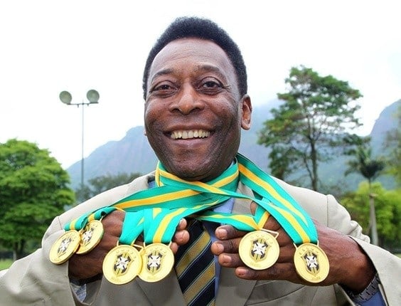 Pelé hexacampeão do Campeonato Brasileiro da Série A