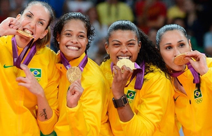 Fernanda Garay medalha de ouro em Londres em 2012