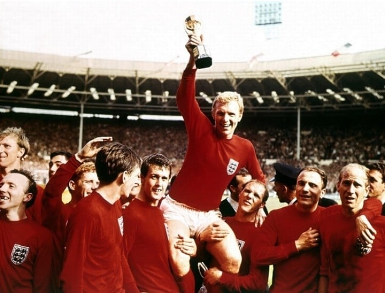 Camisa da Inglaterra em 1966