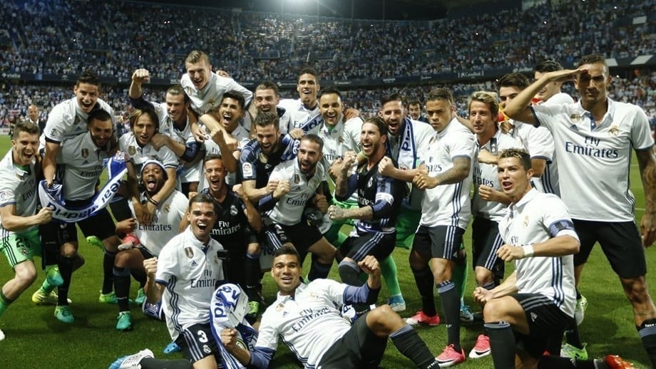 Real Madrid campeão espanhol em 2016/2017