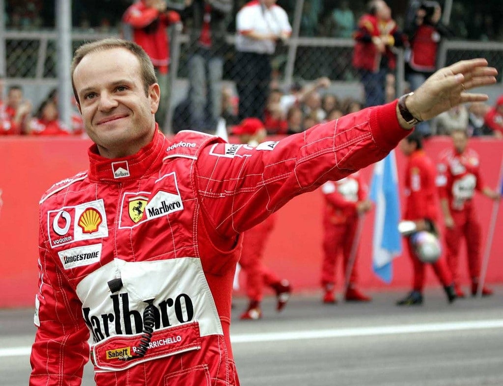 Piloto brasileiro Rubens Barrichello na Fórmula 1
