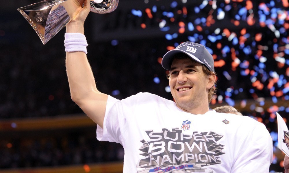 Eli Manning campeão do Super Bowl pelo New York Giants