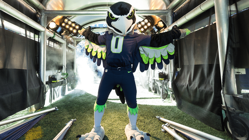 Biltz mascote do Seattle Seahawks