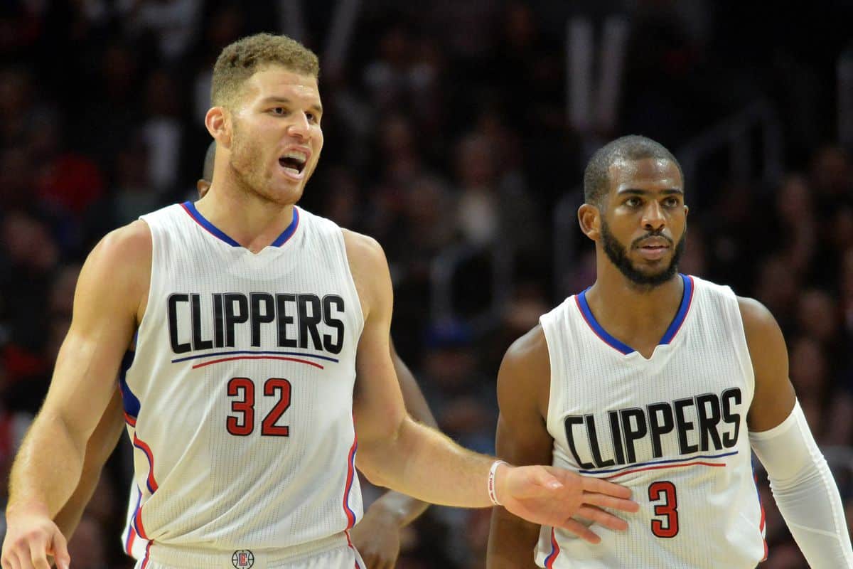 Blake Griffin e Chris Paul no Los Angeles Clippers