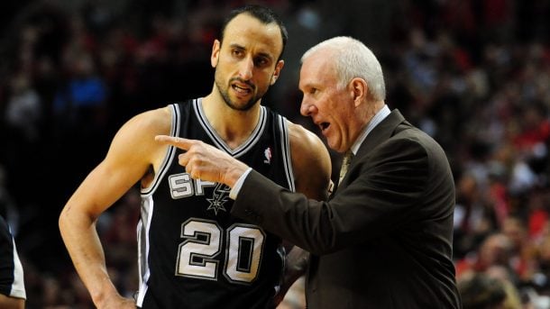 Gregg Popovich e Manu Ginobili