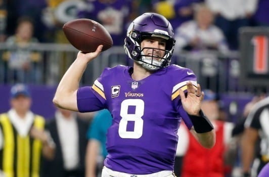 Kirk Cousins quarterback do Minnesota Vikings