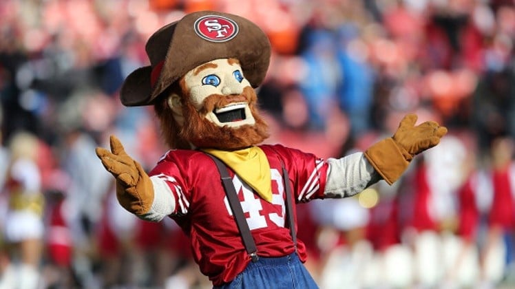 Sourdough Sam mascote do San Francisco 49ers
