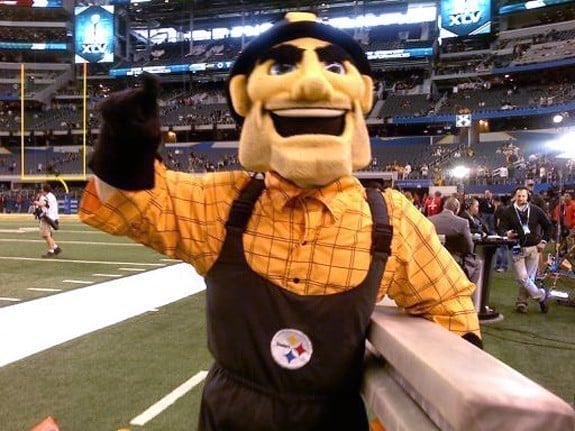Steely McBeam mascote dos Steelers