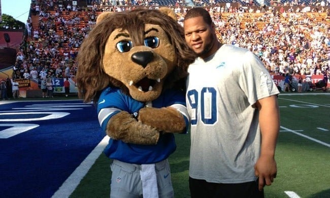 Roary mascote do Detroit Lions