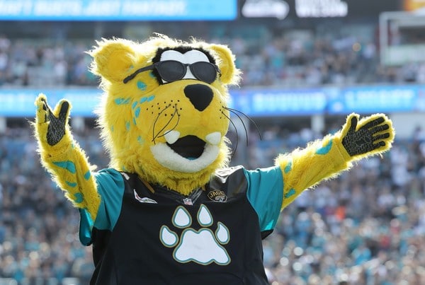 Jaxson de Ville mascote dos Jaguars
