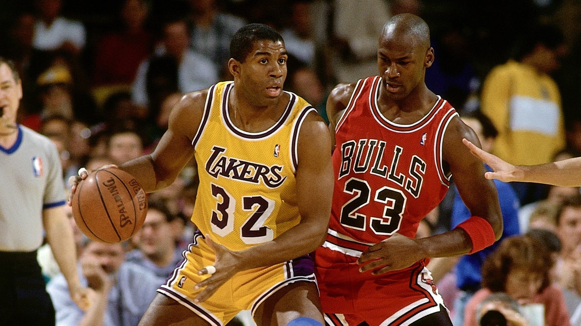 Magic Johnson e Michael Jordan