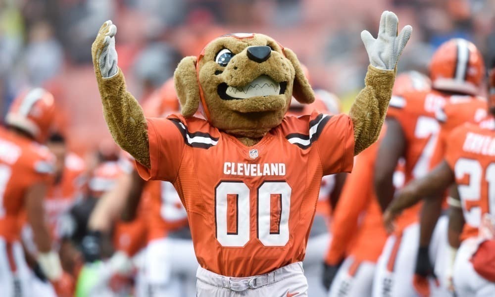 Chomps mascote do Cleveland Browns