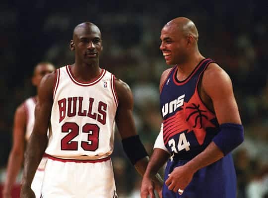 Michael Jordan e Charles Barkley