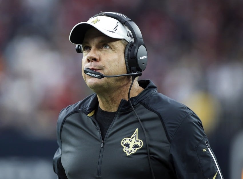 Sean Payton técnico do New Orleans Saints