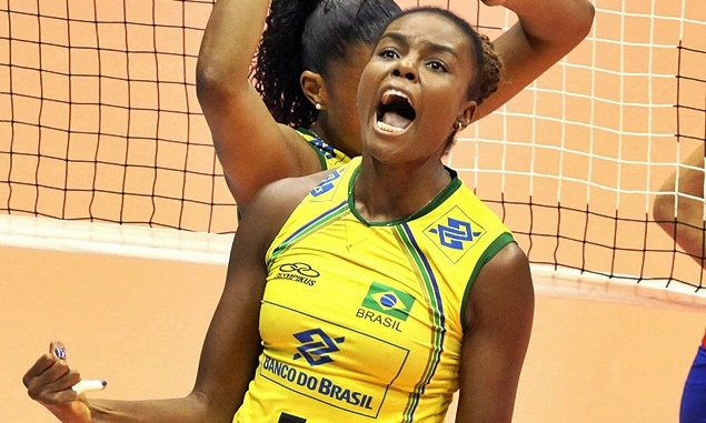 Fabiana central da seleção brasileira de vôlei