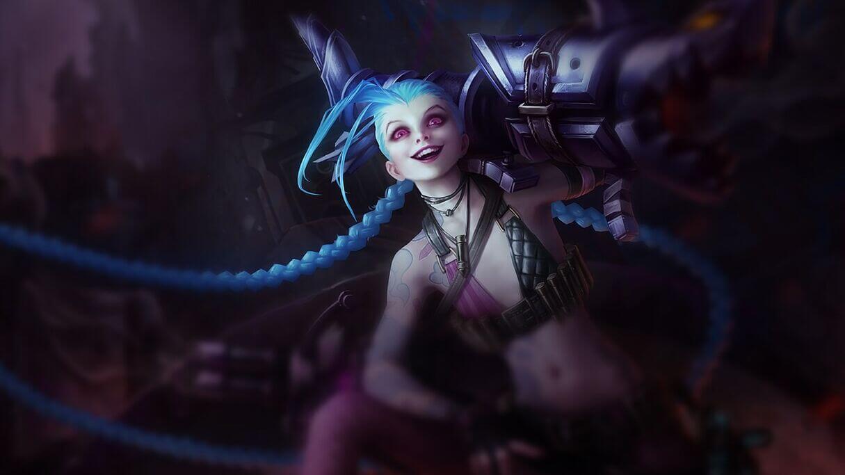 Melhore spersonagens de LoL 2019 Jinx