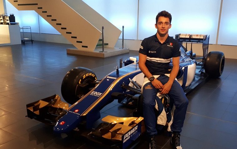 Charles Leclerc na Sauber